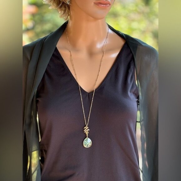 Lonna & Lily elegant 2in1 stone necklace - Picture 3 of 13